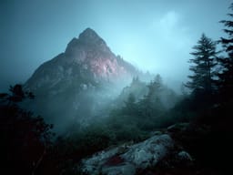 A mountain with no top